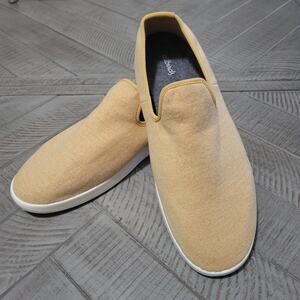 Allbirds Wool Loungers Mens Size 11 Yellow Slip On Shoes Superfine Merino Wool